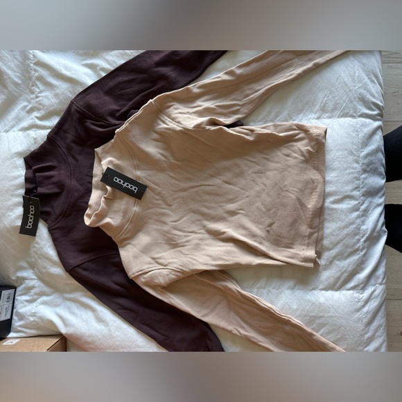 BASIC RIB HIGH NECK LONG SLEEVE TOP bundle - Picture 7 of 11